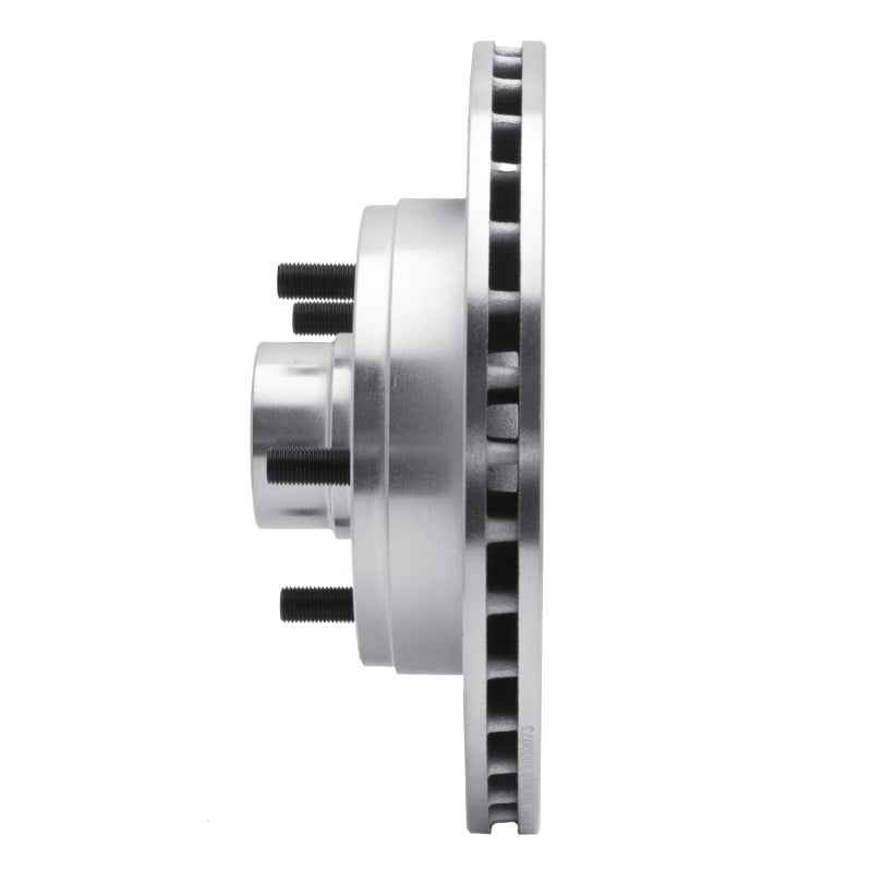 DFC 88-91 Chevrolet C1500 Front Right Drilled & Slotted Silver Brake Rotor