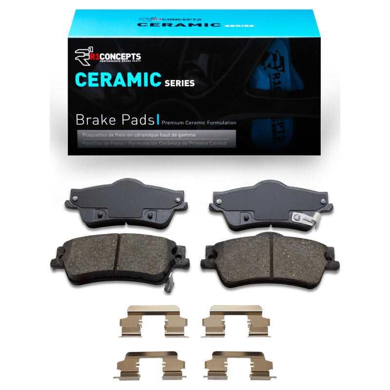 R1 2008-2017 Chevrolet CAPRICE Rear R1 Ceramic Pads & Hardware Kit