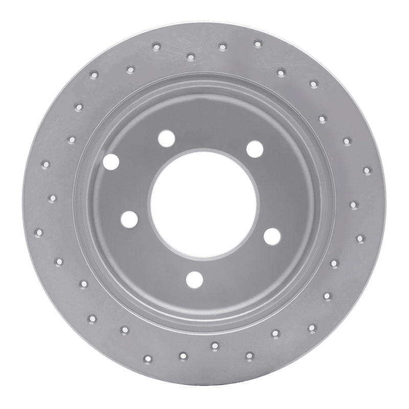 DFC 07-17 Chrysler Sebring Rear Right Drilled Geoperformance Rotor