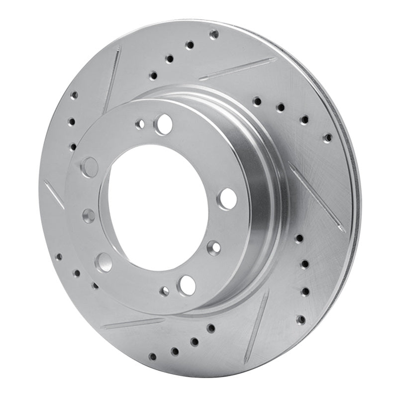 DFC 97-04 Porsche Boxster Rear Left Drilled & Slotted Silver Brake Rotor