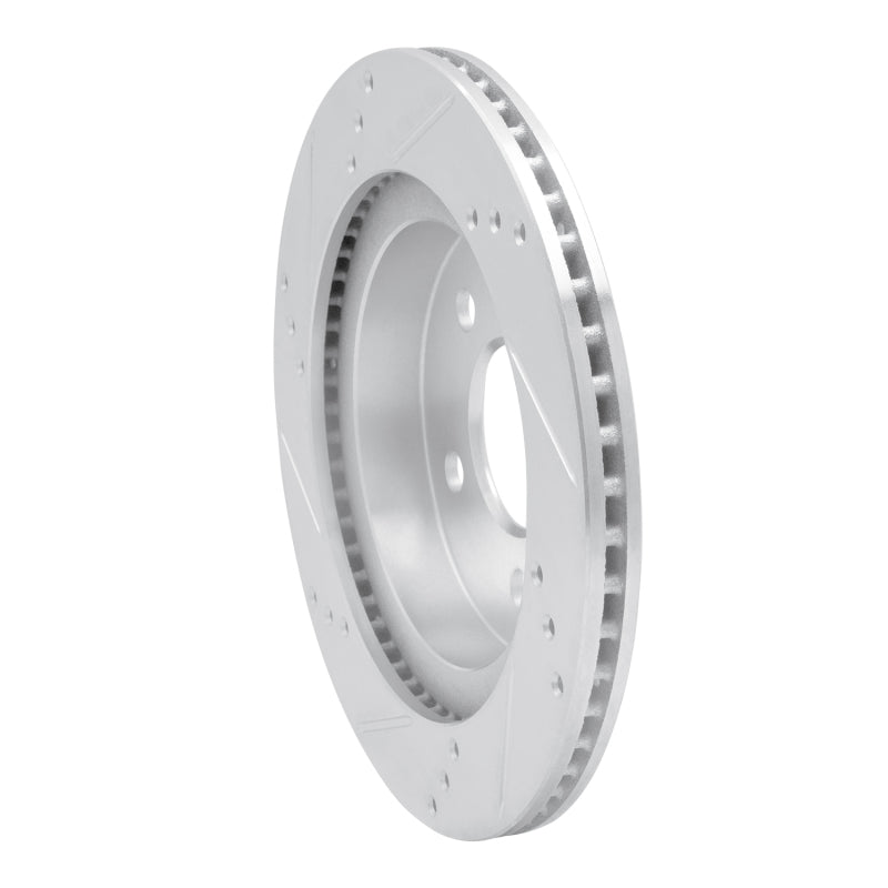 R1 93-97 Chevrolet Camaro Rear Right Drilled & Slotted Silver Brake Rotor