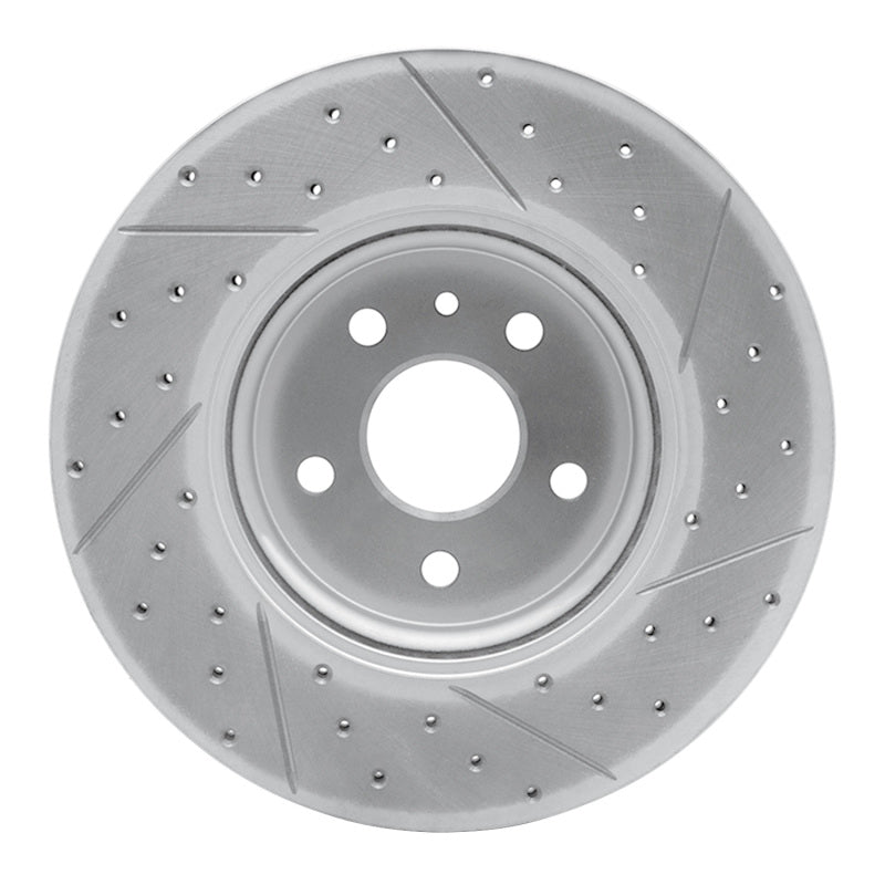 R1 13-22 Buick Encore Front Left Drilled & Slotted Geo-Carbon Rotor