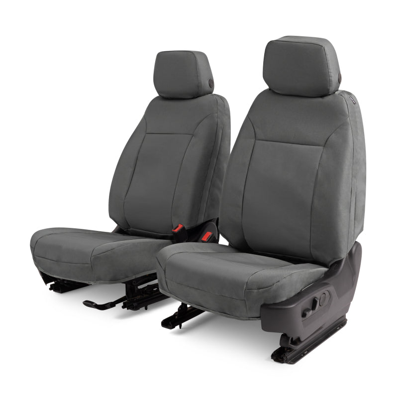 Covercraft 21-24 Ford Bronco Endura PrecisionFit Custom Front Row Seat Covers - Silver/Silver