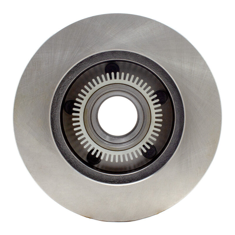 R1 94-95 Ford BRONCO Front Right Drilled & Slotted Silver Brake Rotor