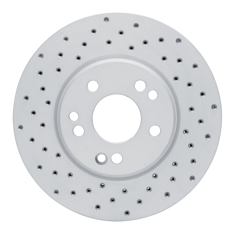 DFC 90-98 Mercedes-Benz 500Sl Front Left Drilled Geoperformance Rotor