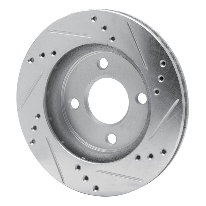 DFC 95-96 Dodge Neon (USA/Canada) Front Left Drilled & Slotted Silver Brake Rotor