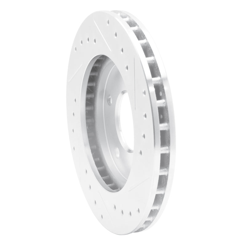 R1 88-96 Buick Regal Front Left Drilled & Slotted Silver Brake Rotor