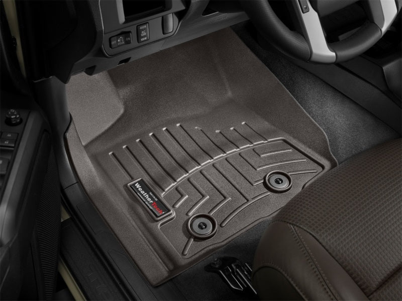 WeatherTech 2016+ Toyota Tacoma Front FloorLiner - Cocoa