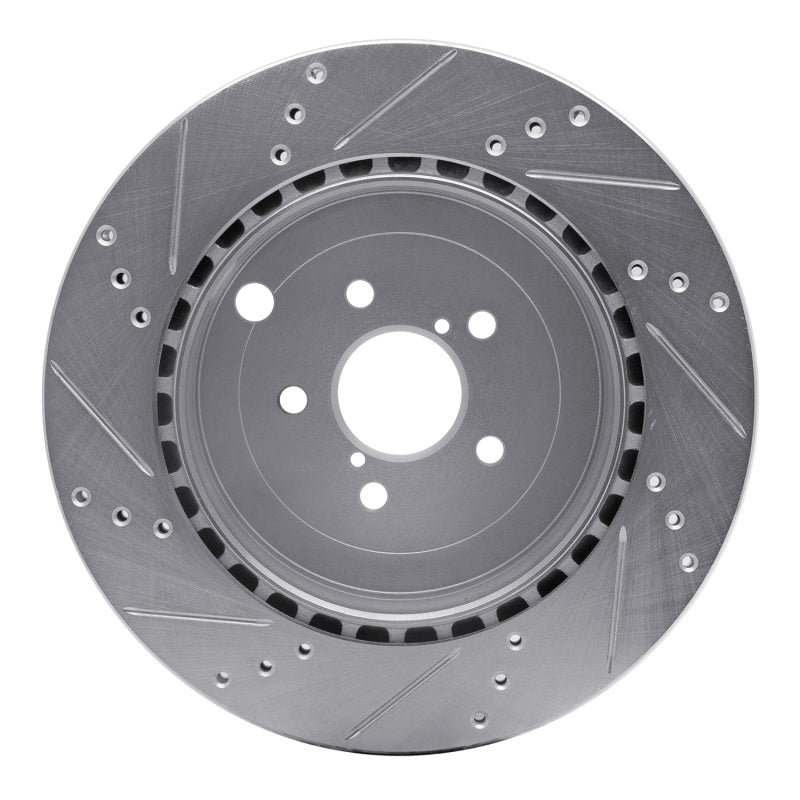 DFC 17-25 Subaru BRZ Rear Right Drilled & Slotted Silver Brake Rotor