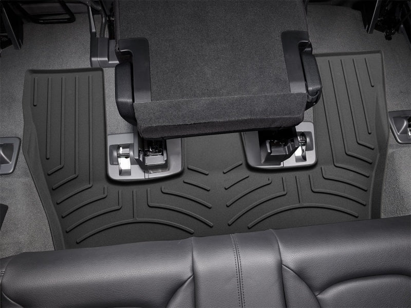 WeatherTech 17-25 Audi Q7 2nd Row Rear FloorLiner HP - Black