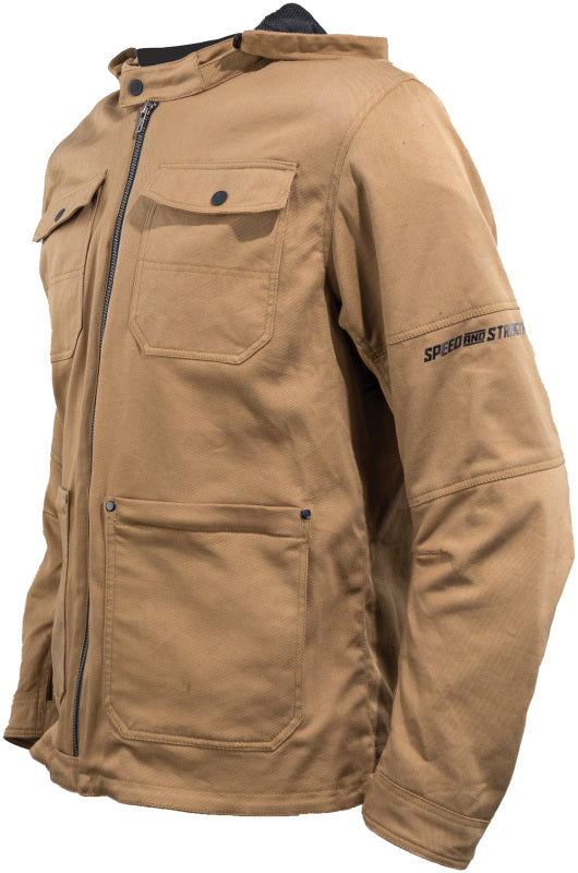 Speed and Strength Dogs Of War 2.0 Textile Jacket Sand - 2XL