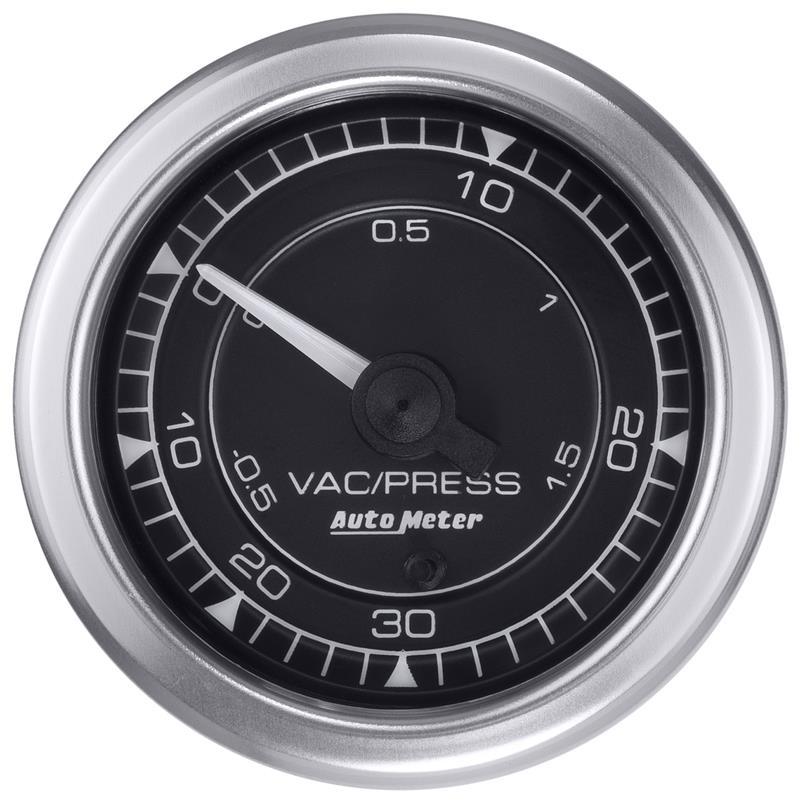 Autometer Chrono 2-1/16in 30INHG-30PSI Vacuum/Boost Gauge