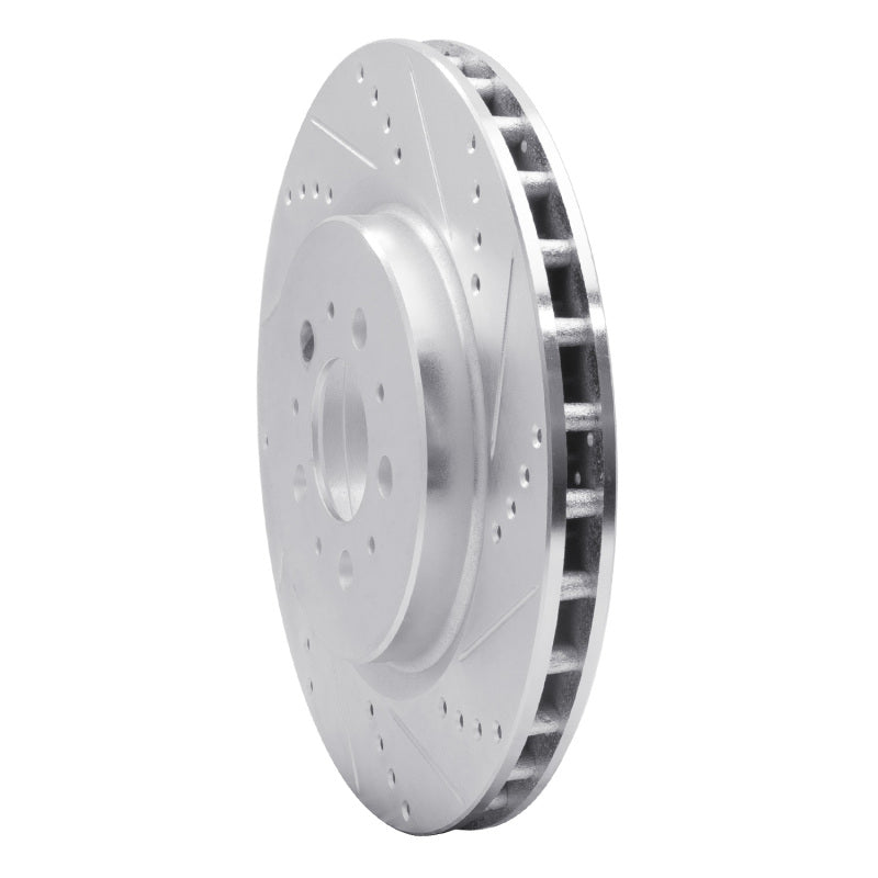 DFC 04-07 Volvo S60/V70 Rear Right Drilled & Slotted Silver Brake Rotor