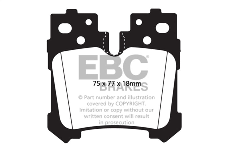 EBC 2021+ Toyota Mirai Ultimax Rear Brake Pads
