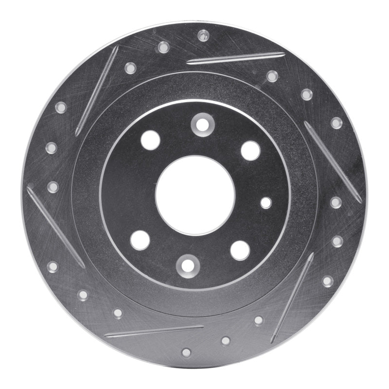 R1 07-15 Toyota AVanZA (Mexico) Front Left Drilled & Slotted Silver Brake Rotor