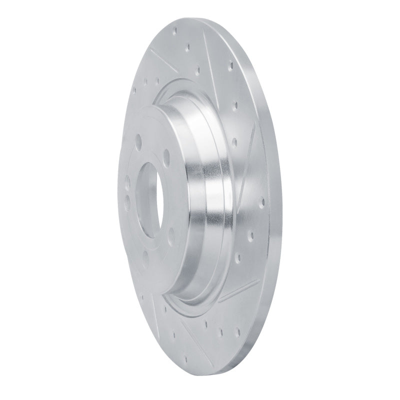 DFC 20-25 Mercedes-Benz CLA250 Rear Right Drilled & Slotted Silver Brake Rotor