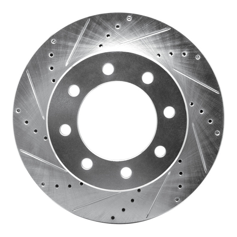 DFC 09-25 Dodge Ram 2500 Front Left Drilled & Slotted Silver Brake Rotor