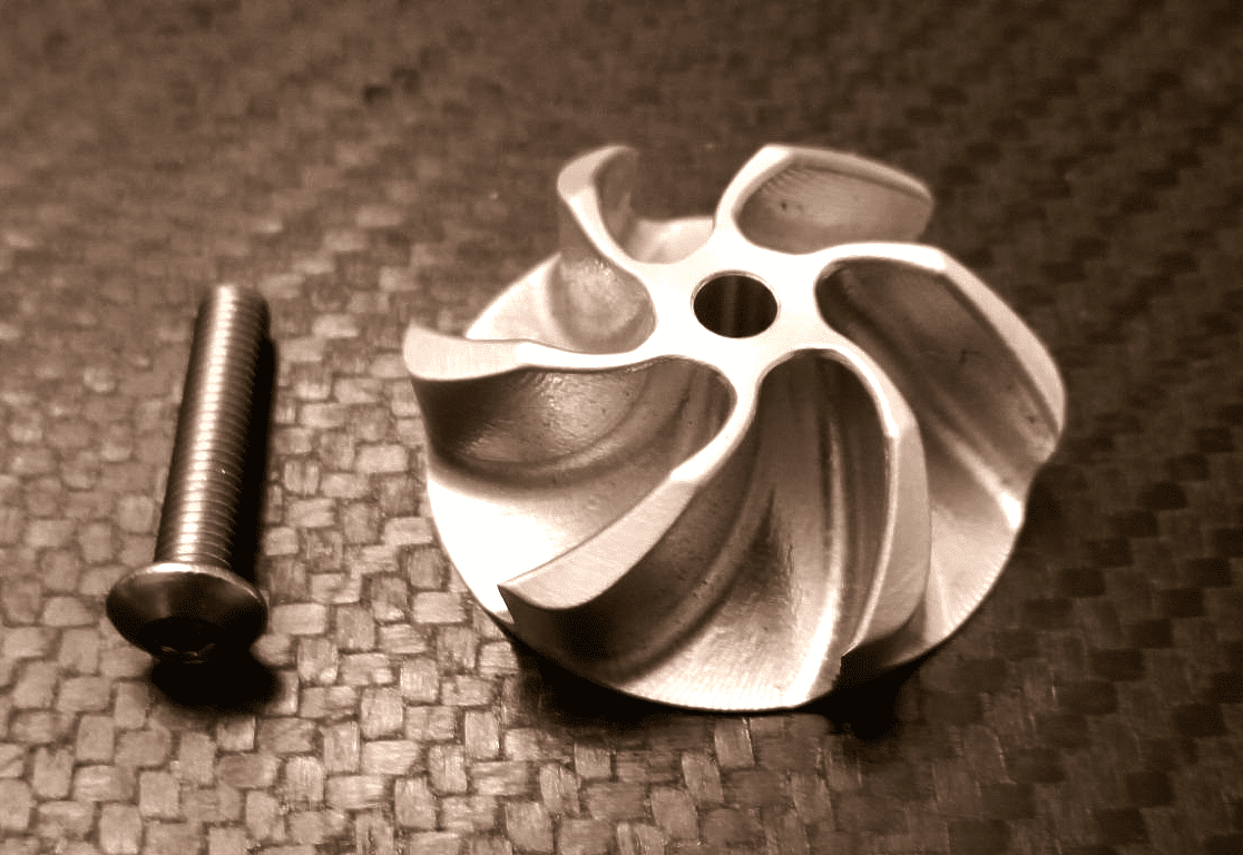 MSV Racing ’04-‘06 RMZ250 High Performance Billet 7075-T6  Aluminum H2O Impeller image 1