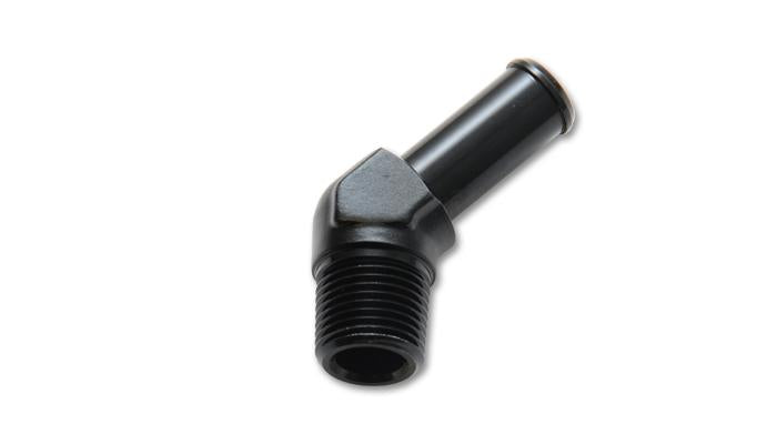 Vibrant 1/2in NPT to 5/8in Barb Straight Fitting - Aluminum