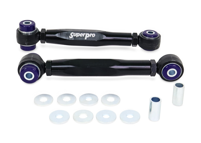 SuperPro 06-25 Volkswagen Golf GTI Lower Rear HD Adjustable Toe Arm Set