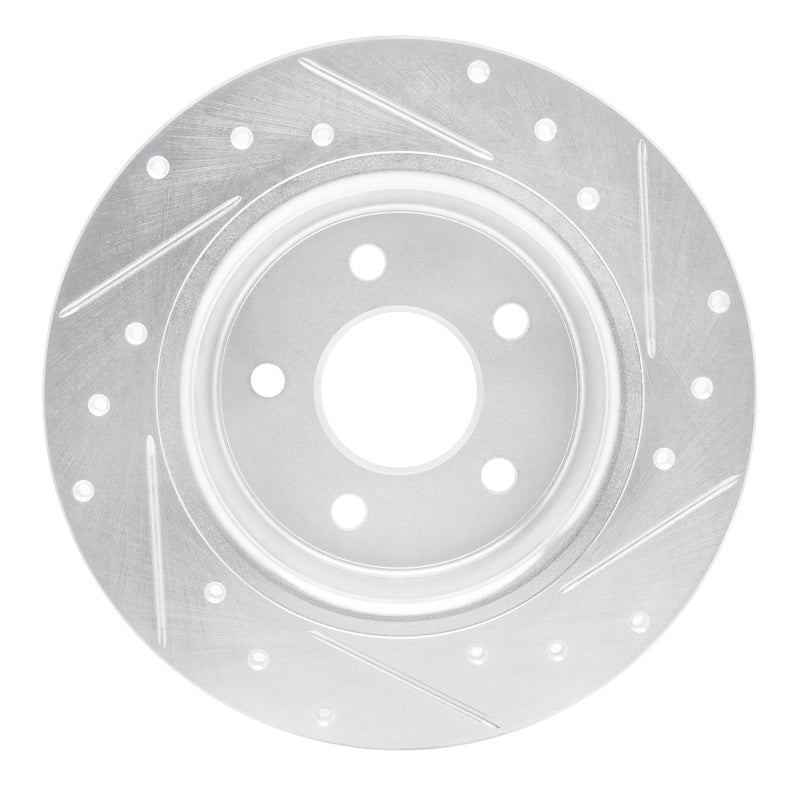 R1 99-03 Renault SCENIC (Mexico) Rear Left Drilled & Slotted Silver Brake Rotor