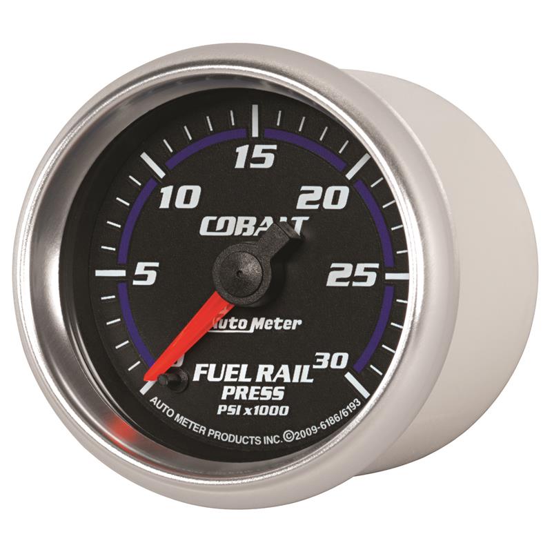 Autometer Cobalt 52mm 0-30,000 PSI F/S Electronic Diesel Fuel Rail Pressure Gauge (Cummins 5.9L)