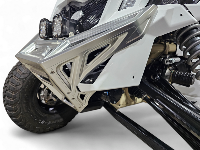 Elektric Offroad 2017+ Can Am X3 Maverick Billet Front Winch Bumper Anodized Clear
