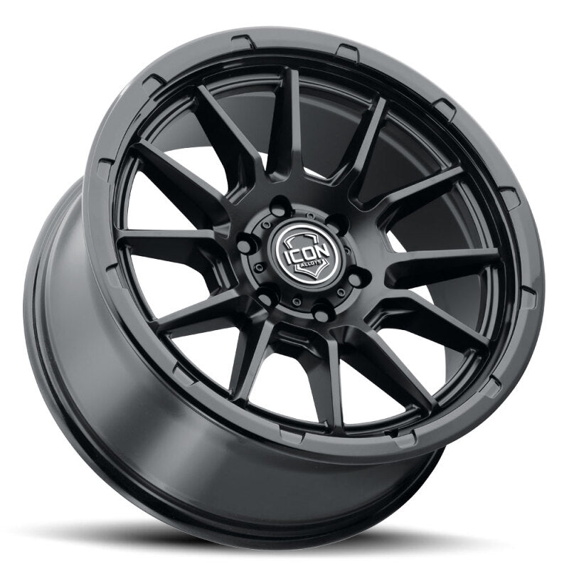 ICON Alloys Cajon 20x9 / 6x5.5 / 0mm / 5in BS Double Black Wheel
