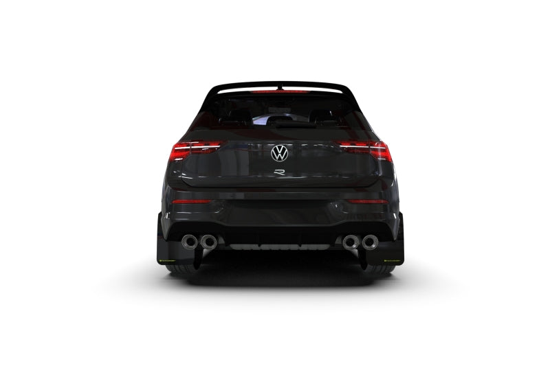 Rally Armor 22-26 VW MK8 Golf GTI/R Black UR Mud Flap w/Blue Logo