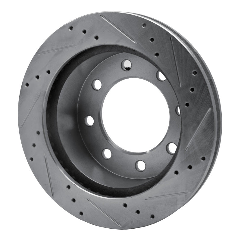 DFC 00-02 Dodge Ram 2500 Front Left Drilled & Slotted Silver Brake Rotor