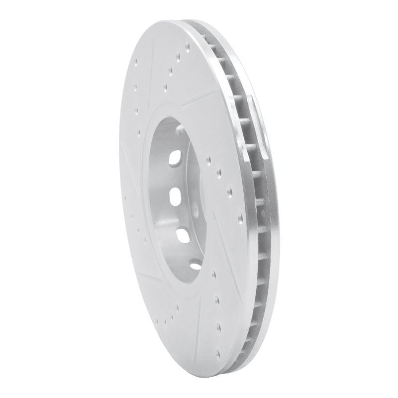 DFC 92-8 Audi A4 (USA/Canada) Front Right Drilled & Slotted Silver Brake Rotor