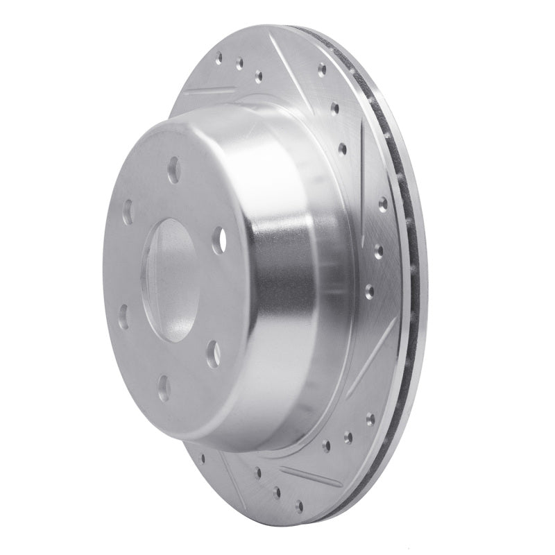 DFC 99-07 Chevrolet Silverado 1500 HD Rear Right Drilled & Slotted Silver Brake Rotor