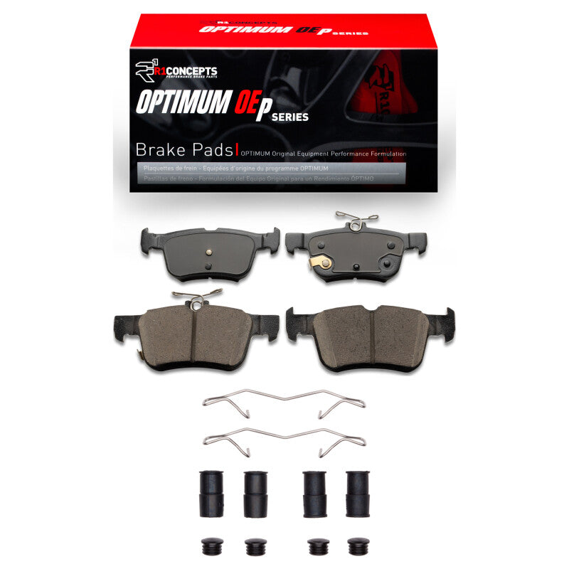 R1 2013-2024 Ford Police Responder Hybrid Rear R1 Optimum OE Pads & Hardware Kit
