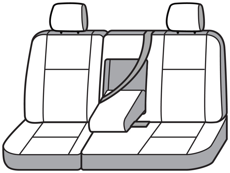 Covercraft 07-13 GMC Sierra Polycotton SeatSaver Custom Second Row Seat Covers - Tan