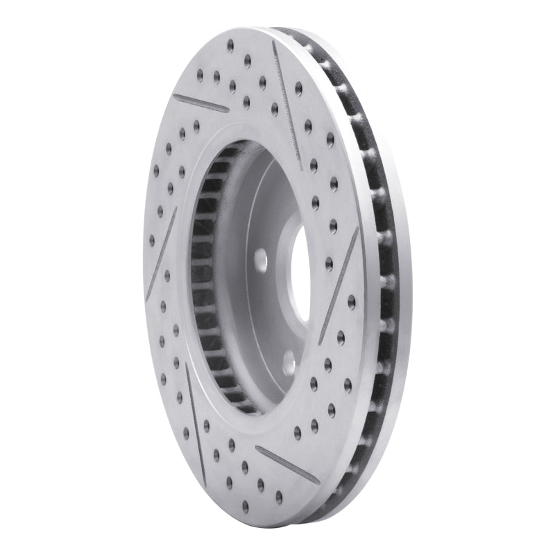 R1 11-16 Buick Regal Front Left Drilled & Slotted Geo-Carbon Rotor