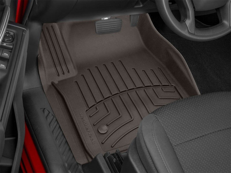 WeatherTech 2019+ GMC Sierra / Sierra Denali 1500 Front FloorLiner HP - Cocoa