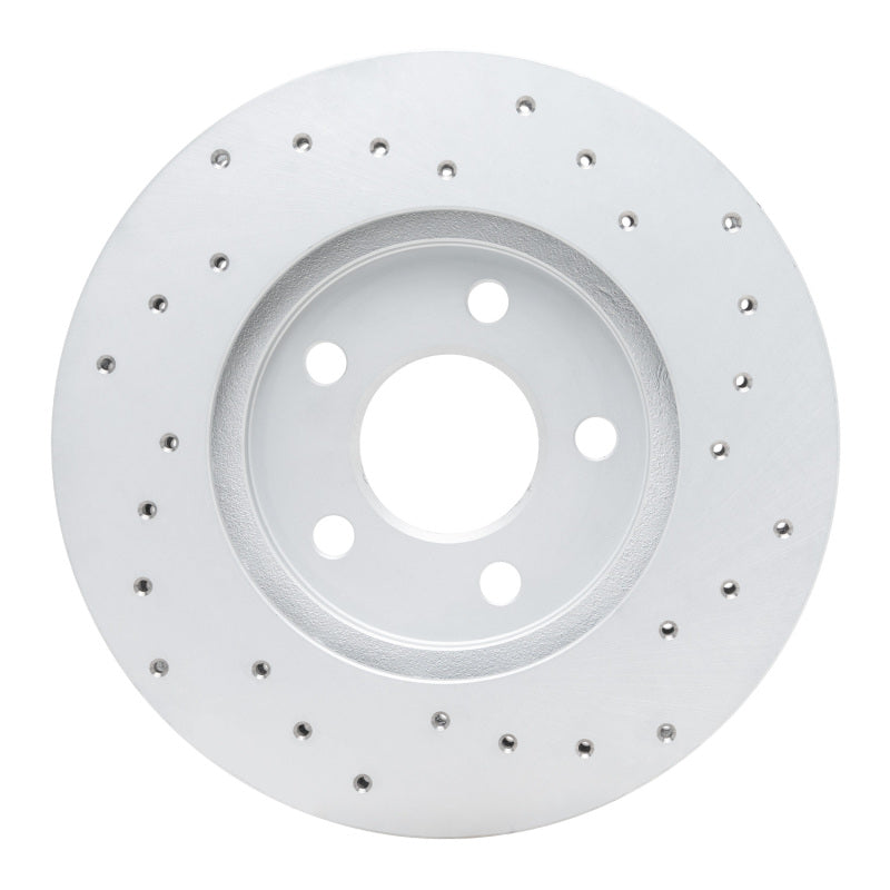 DFC 95-00 Chrysler Cirrus Front Left Drilled Geoperformance Rotor