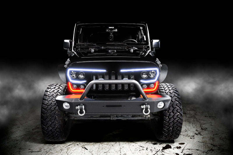 Oracle VECTOR Series Full LED Grille - Jeep Wrangler JK - NA
