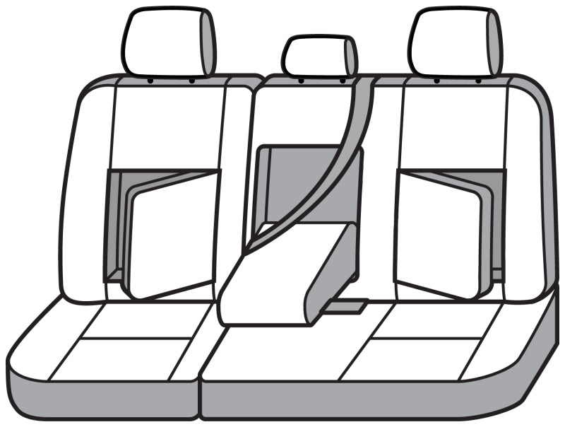 Covercraft 19-24 Chevrolet Silverado Carhartt PrecisionFit Custom Second Row Seat Covers - Gravel