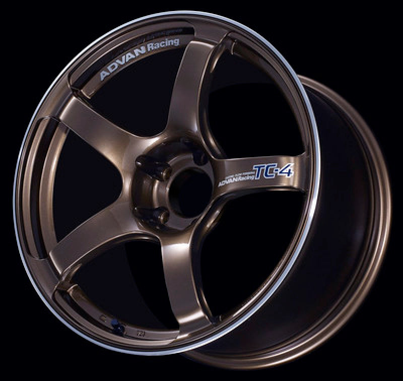 Advan TC4 15x6.0 +38 4x100 Umber Bronze Metallic and Ring Wheel