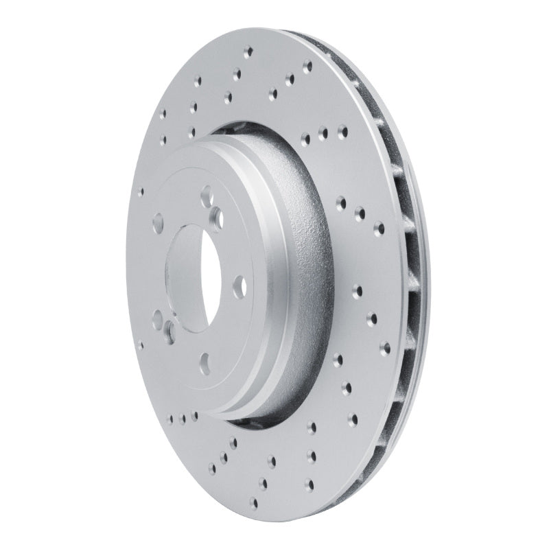 DFC 08-11 BMW 1 Series M Rear Left Drilled Hi-Carbon Alloy Geomet Coated Rotor