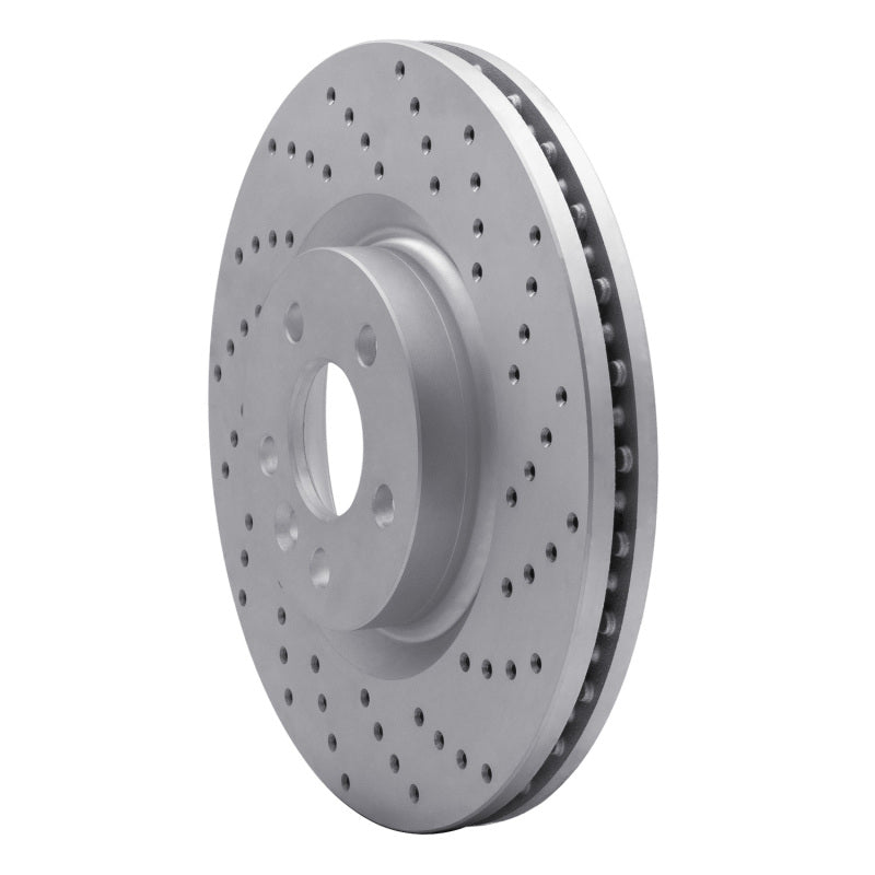 DFC 15-19 Jaguar E-Pace Front Right Drilled Geoperformance Rotor