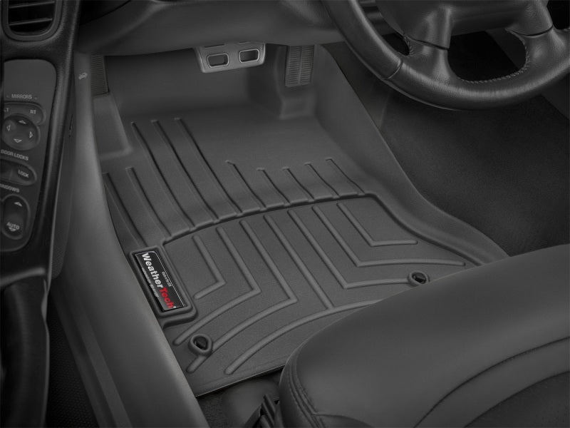 WeatherTech 97-2004 Chevy Corvette Front FloorLiner - Black
