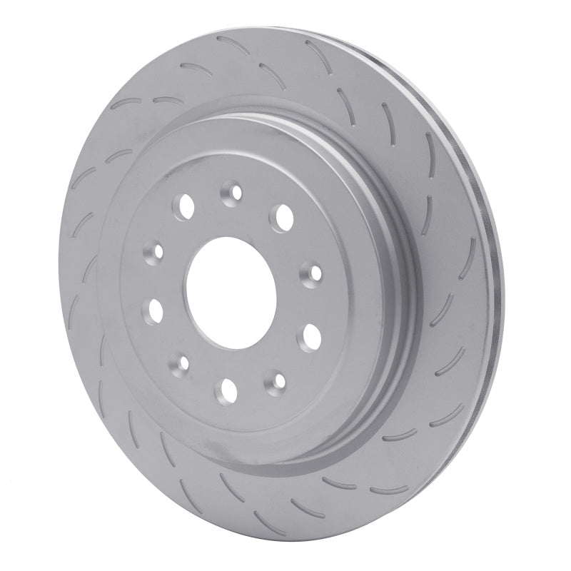 R1 15-19 Cadillac CTS Right Rear Slotted GeoSPEC Coated Rotor