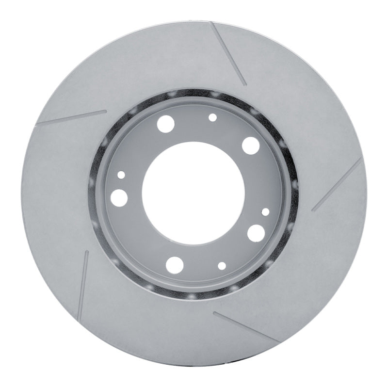 R1 82-85 Porsche 928 Right Front Slotted Carbon Alloy GeoMET Rotor