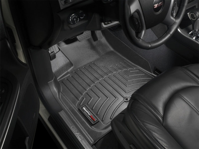 WeatherTech 08+ GMC Acadia Front FloorLiner - Black