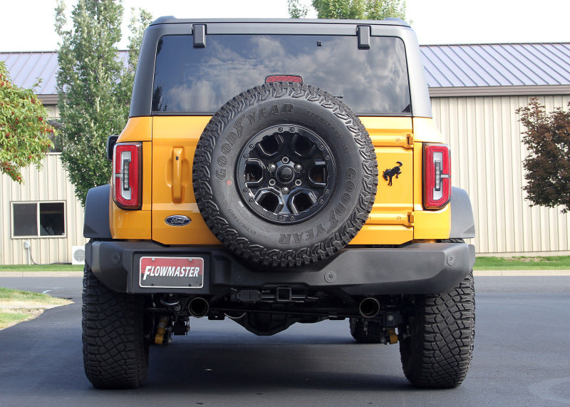 Flowmaster 21-25 Ford Bronco 2.3/2.7 Outlaw Cat-Back Exhaust System