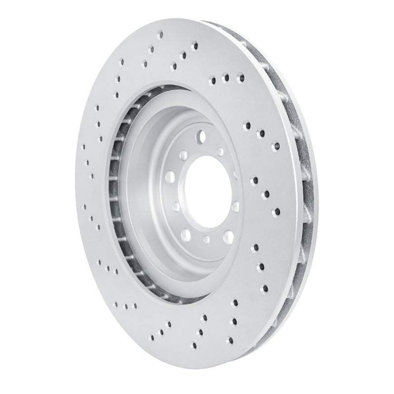 DFC 08-13 BMW M3 Right Front Drilled GeoSPEC Coated Rotor