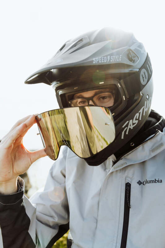 Havoc Racing Infinity Goggle Obsidian