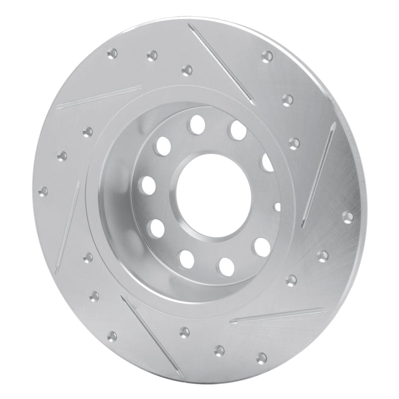 DFC 05-25 Audi A3 Quattro Rear Left Drilled & Slotted Silver Brake Rotor